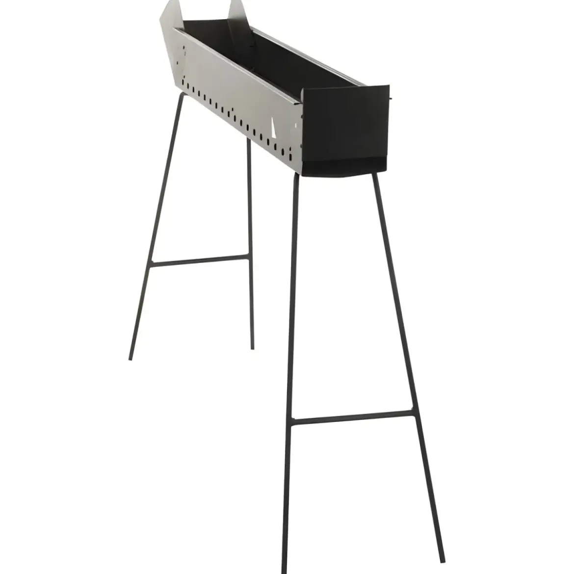 Canalina Fornacella Arrosticini Spiedini a Carbone 60x14 Pieghevole