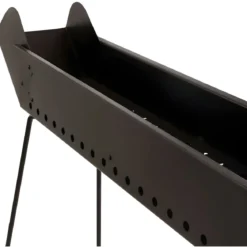 Canalina Fornacella Arrosticini Spiedini a Carbone 60x14 Pieghevole
