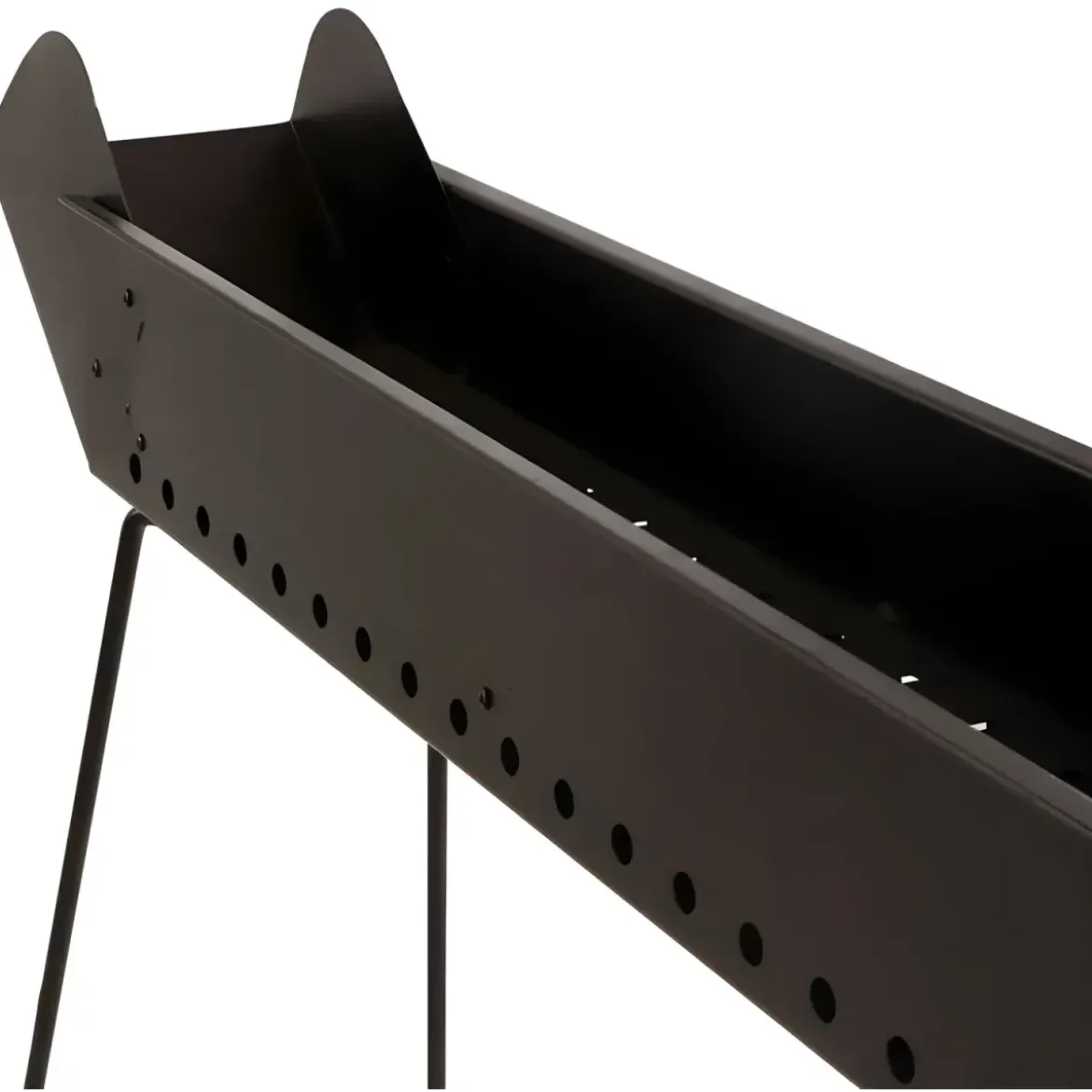 Canalina Fornacella Arrosticini Spiedini a Carbone 60x14 Pieghevole