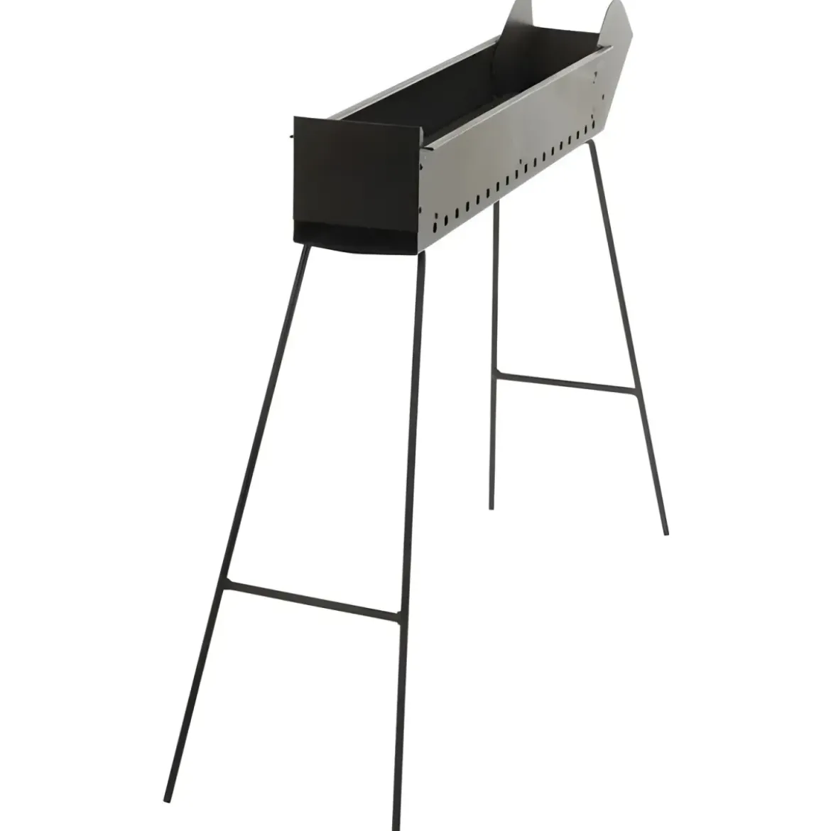 Canalina Fornacella Arrosticini Spiedini a Carbone 60x14 Pieghevole