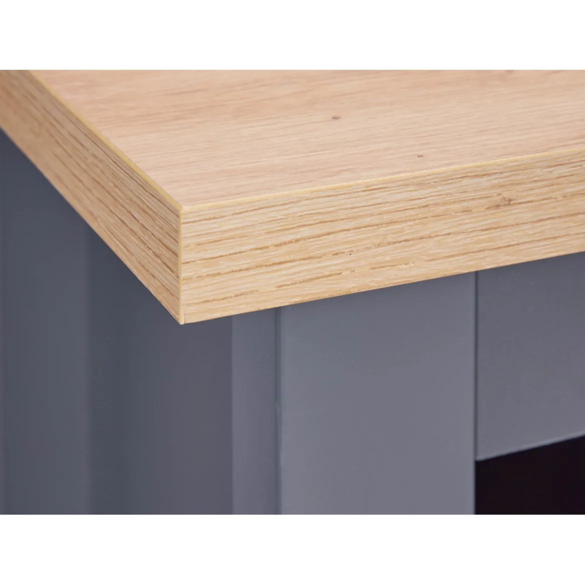 Cantinetta Antracite in rovere Porta Bottiglie 76,8x33x124,4 cm
