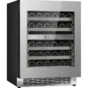Cantinetta Vino a Incasso 36 Bottiglie Ventilata Classe F Inox LED