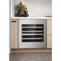 Cantinetta Vino Incasso 24 Bottiglie Ventilata Apertura Push Pull Inox