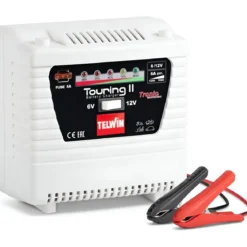 Caricabatterie Telwin Touring 11 Auto Moto 6/12V Portatile 60W TRONIC