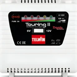 Caricabatterie Telwin Touring 11 Auto Moto 6/12V Portatile 60W TRONIC