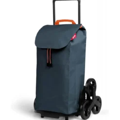 Carrellino per Spesa Gimi Grigio Impermeabile 52 lt Carrello Pieghevole