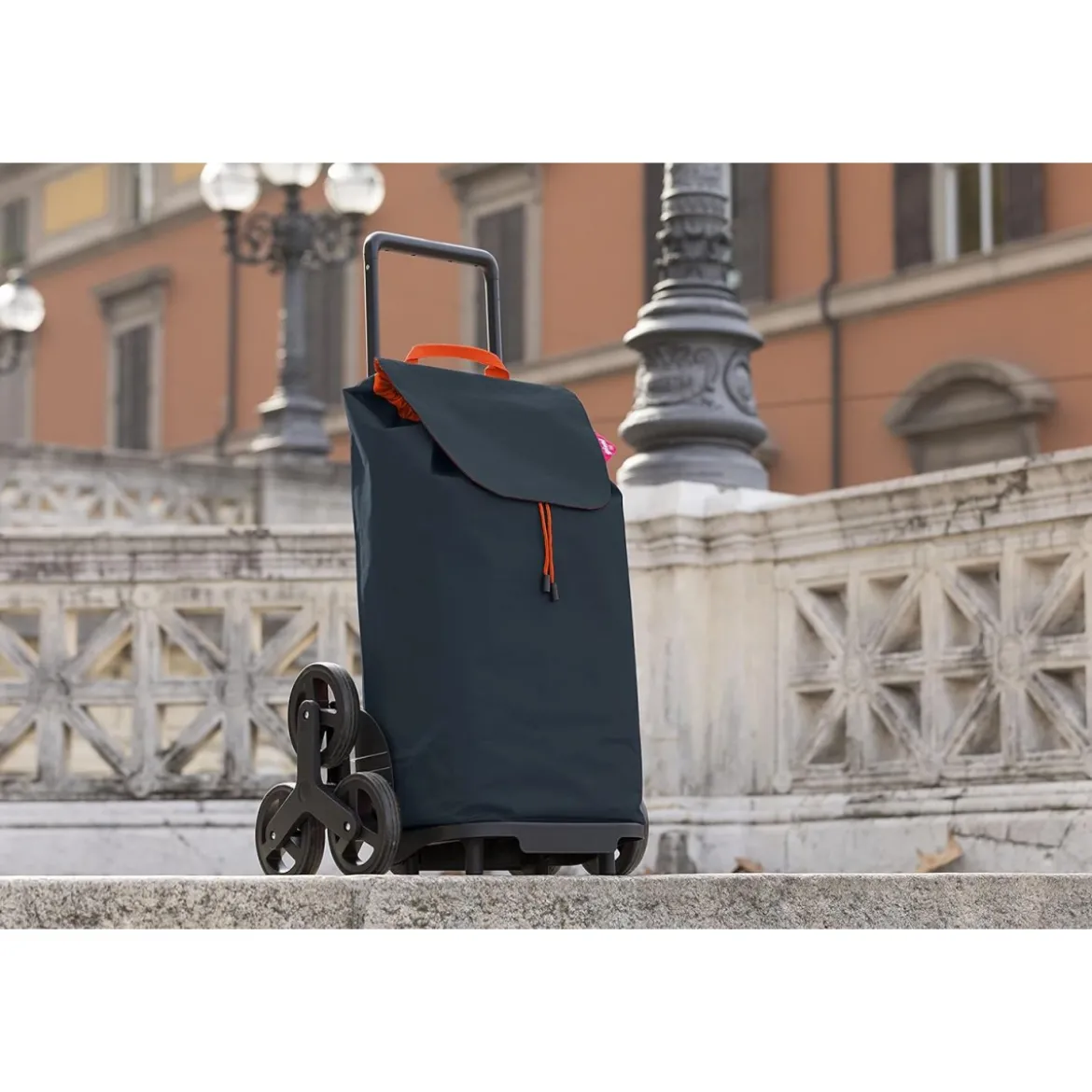 Carrellino per Spesa Gimi Grigio Impermeabile 52 lt Carrello Pieghevole