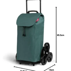 Carrellino per Spesa Gimi Impermeabile 52 lt Carrello Pieghevole Verde