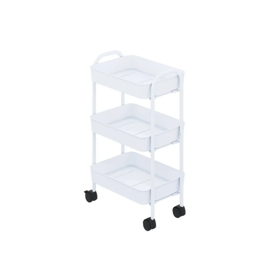 Carrello da cucina Multiuso Bianco