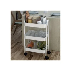 Carrello da cucina Multiuso Bianco