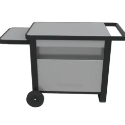 Carrello per Barbecue Campignaz in Acciaio con Ripiano Estraibile