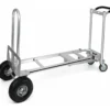 Carrello Portapacchi Bravetta 3 in 1 in Alluminio 4 Ruote Pieghevole