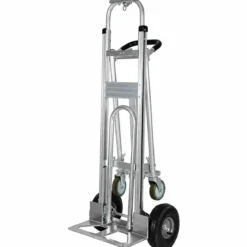 Carrello Portapacchi Bravetta 3 in 1 in Alluminio 4 Ruote Pieghevole