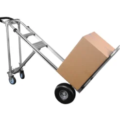Carrello Portapacchi Bravetta 3 in 1 in Alluminio 4 Ruote Pieghevole