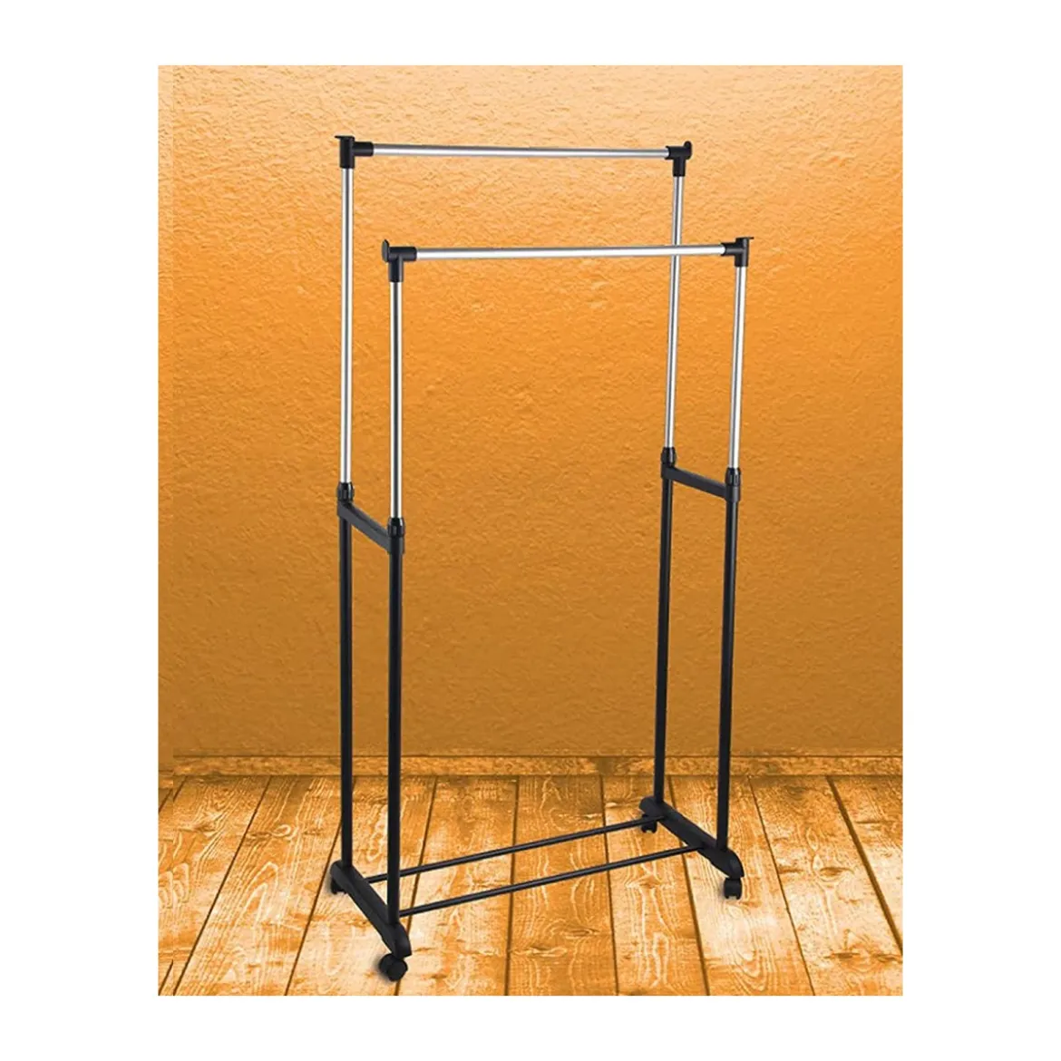 Carrello Stender Appendiabiti Porta Abiti con Ruote Economico Stand Attaccapanni