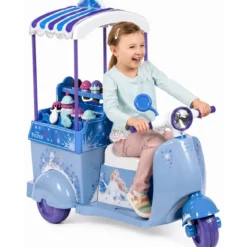 Carretto dei Gelati Elettrico per Bambini 7,2V Gioco Disney Frozen