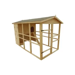 Casa Pollaio in Legno 8 12 Polli per Galline Ovaiole Prefabbricato Recinto