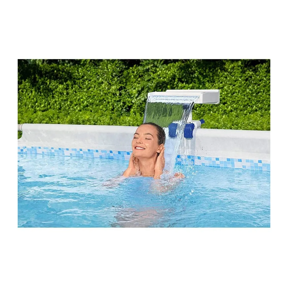 Cascata a Led per Piscine Fuori terra Frame Illuminazione Luci Lampada Bestway