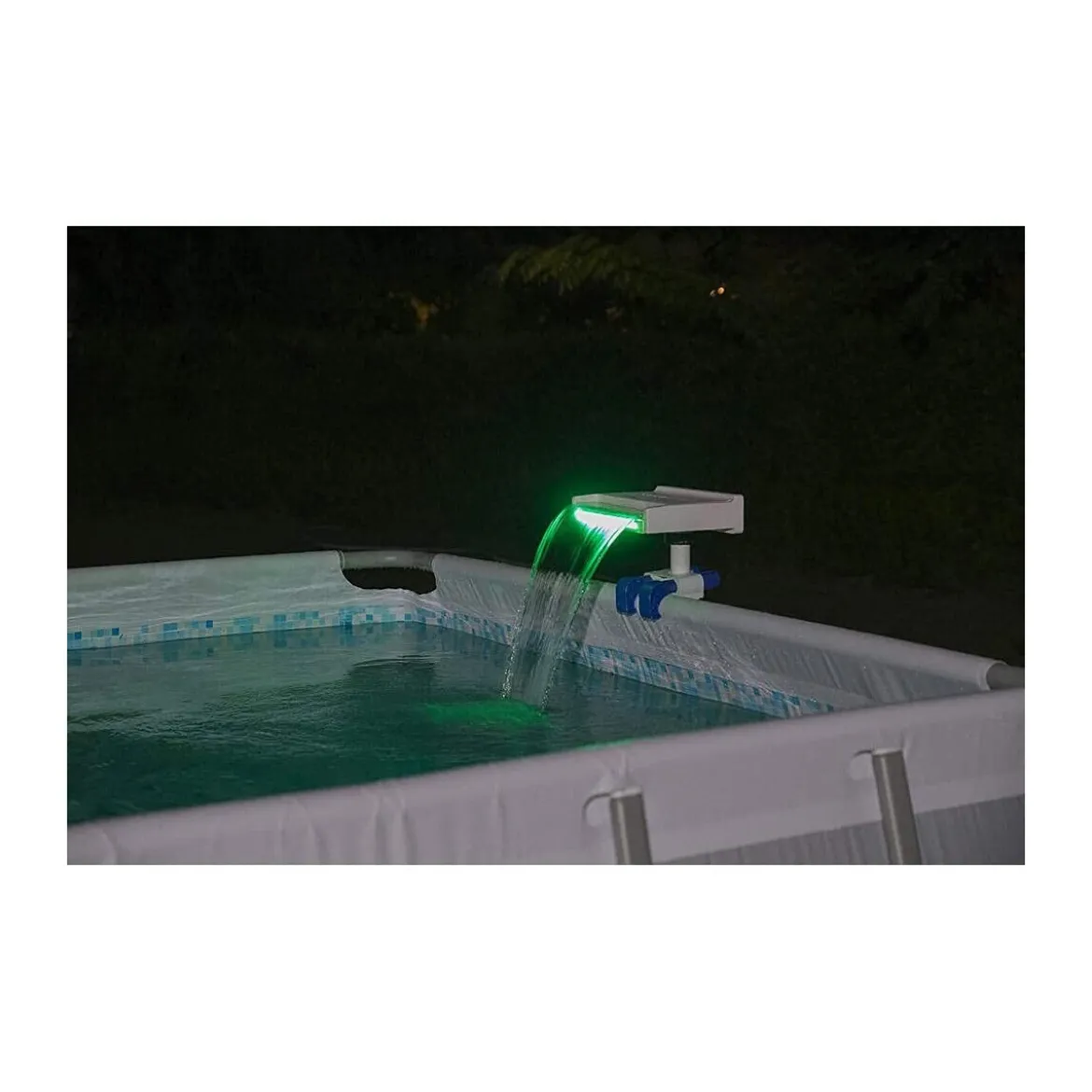 Cascata a Led per Piscine Fuori terra Frame Illuminazione Luci Lampada Bestway