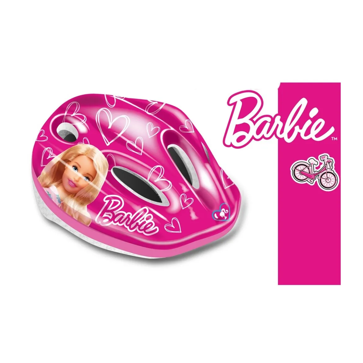 Casco Barbie per Bici Bambina Bimba Bicicletta Pattini Monopattino Protettivo