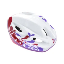 Casco Bianco per Bici Bambina Dino Bikes Bimba Bicicletta Pattini Monopattino