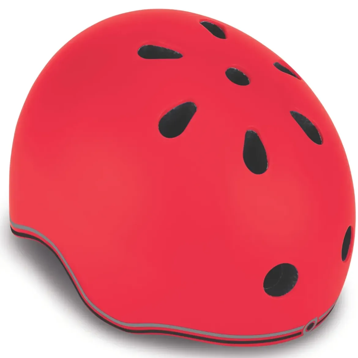 Casco Bici per Bambini Regolabile Rosso XXS-XS 48-51 cm con LED
