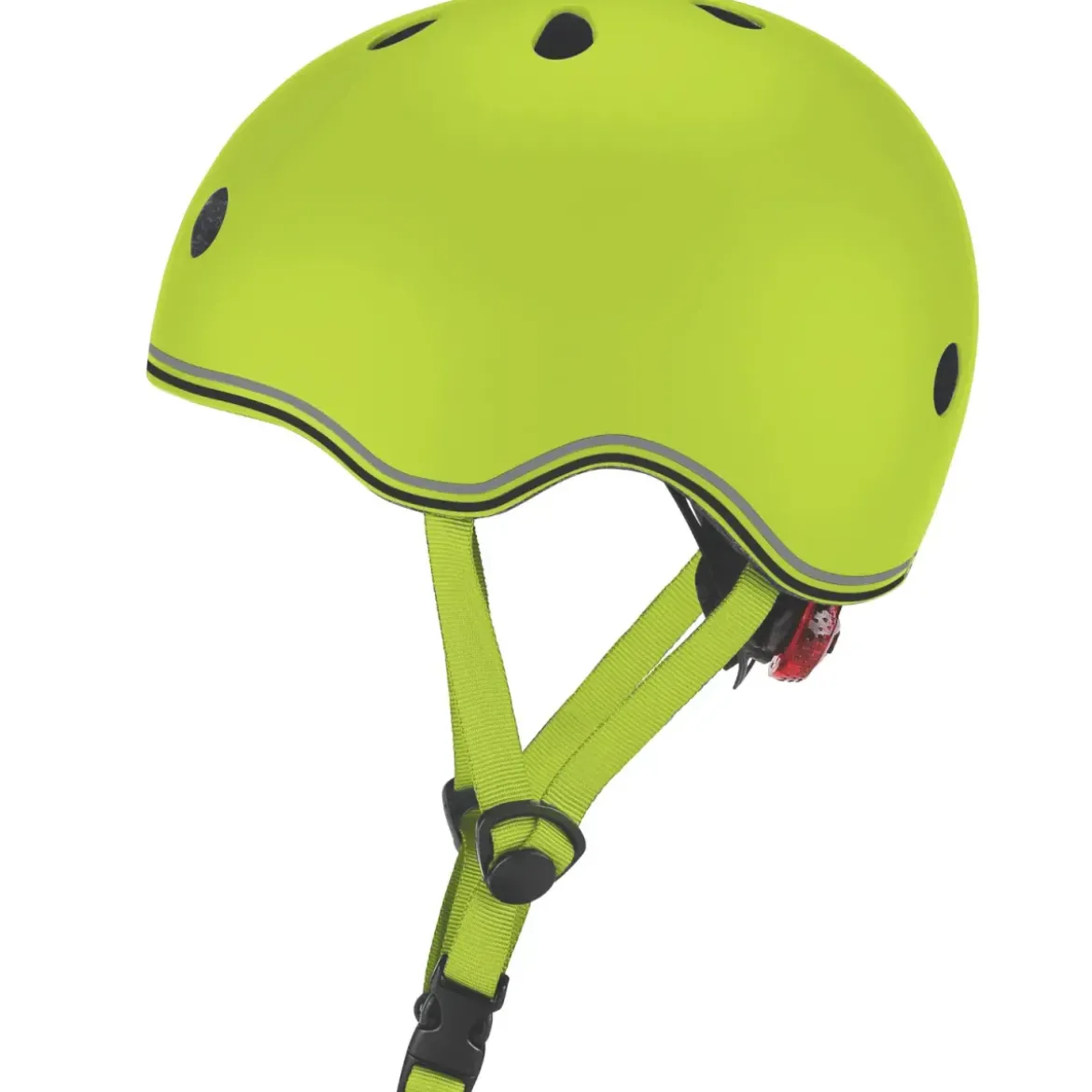 Casco Bici per Bambini Regolabile Verde Lime XXS-XS 48-51 cm con LED