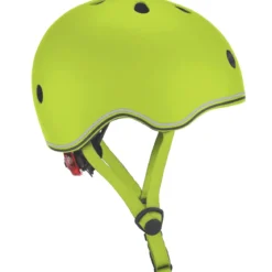 Casco Bici per Bambini Regolabile Verde Lime XXS-XS 48-51 cm con LED