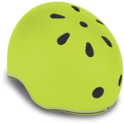 Casco Bici per Bambini Regolabile Verde Lime XXS-XS 48-51 cm con LED