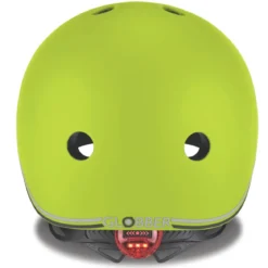 Casco Bici per Bambini Regolabile Verde Lime XXS-XS 48-51 cm con LED