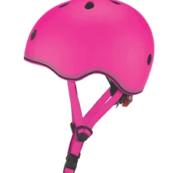 Casco Bici per Bambini Regolabile Fucsia XXS-XS 48-51 cm con LED
