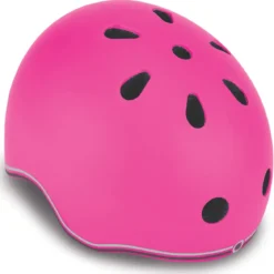 Casco Bici per Bambini Regolabile Fucsia XXS-XS 48-51 cm con LED