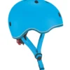 Casco Bici per Bambini Regolabile Azzurro XXS-XS 48-51 cm con LED