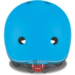 Casco Bici per Bambini Regolabile Azzurro XXS-XS 48-51 cm con LED