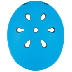 Casco Bici per Bambini Regolabile Azzurro XXS-XS 48-51 cm con LED