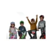 Casco da Bici Bambino Giallo Nero Dino Bike Bimbo Bicicletta Pattini Monopattino