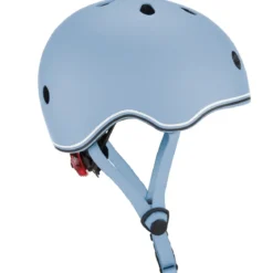 Casco per Bambini 45-51cm Blu Pastello LED Posteriori Monopattino