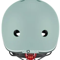 Casco per Bambini 45-51cm Verde Salvia LED Posteriori Monopattino