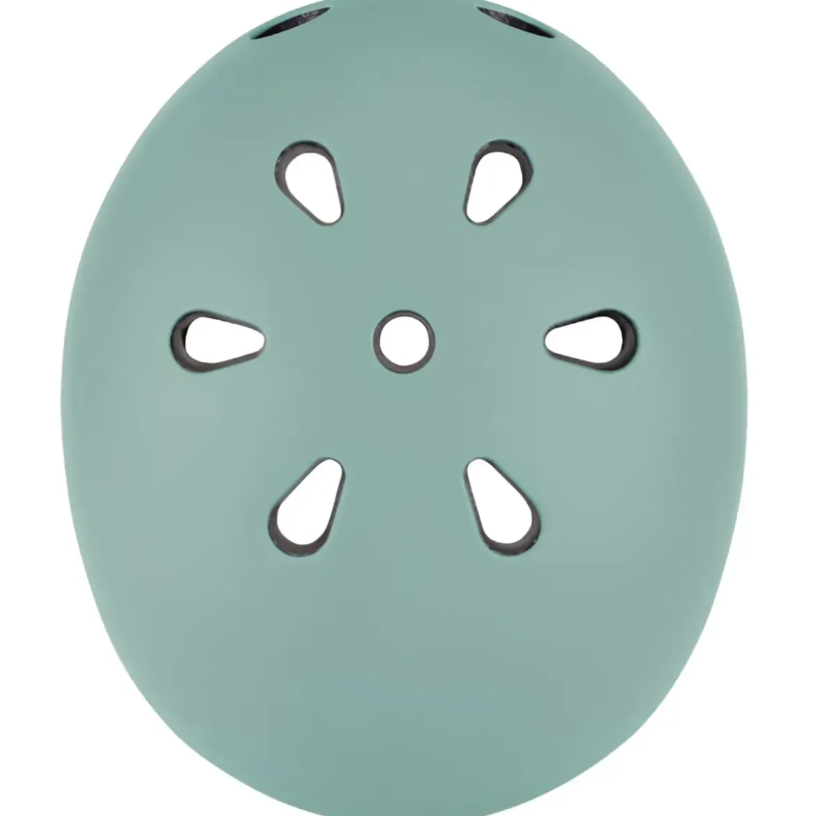 Casco per Bambini 45-51cm Verde Salvia LED Posteriori Monopattino