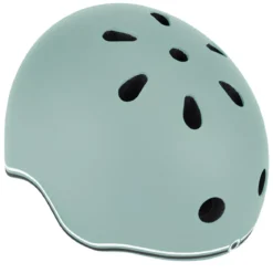 Casco per Bambini 45-51cm Verde Salvia LED Posteriori Monopattino