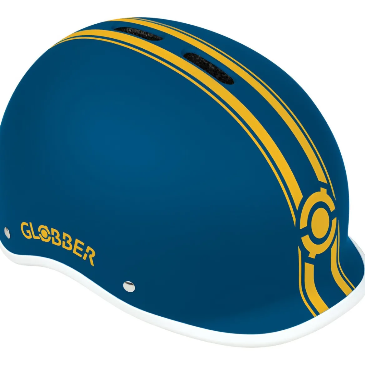 Casco per Bambini S/M Ø 51-55 cm Monopattino Bici Blu Petrolio con LED