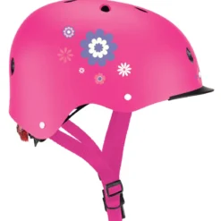Casco per Bambini XS-S Ø 48-53 cm Chiusura Magnetica Rosa Floreale