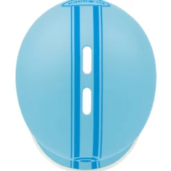 Casco Protettivo Bambini XS/S Ø 47-51cm Blu Pastello LED Posteriore