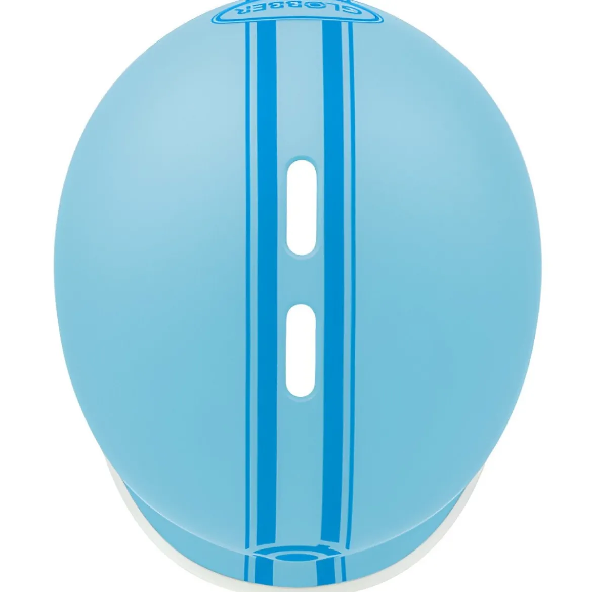 Casco Protettivo Bambini XS/S Ø 47-51cm Blu Pastello LED Posteriore