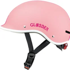 Casco Protettivo Bambini XS/S Ø 47-51cm Rosa Pastello LED Posteriore