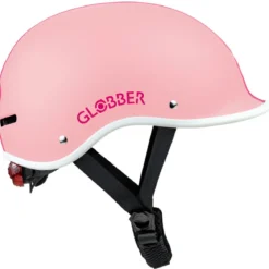 Casco Protettivo Bambini XS/S Ø 47-51cm Rosa Pastello LED Posteriore