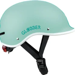 Casco Protettivo per Bambini XS/S Ø 47-51cm Verde Menta LED Posteriore