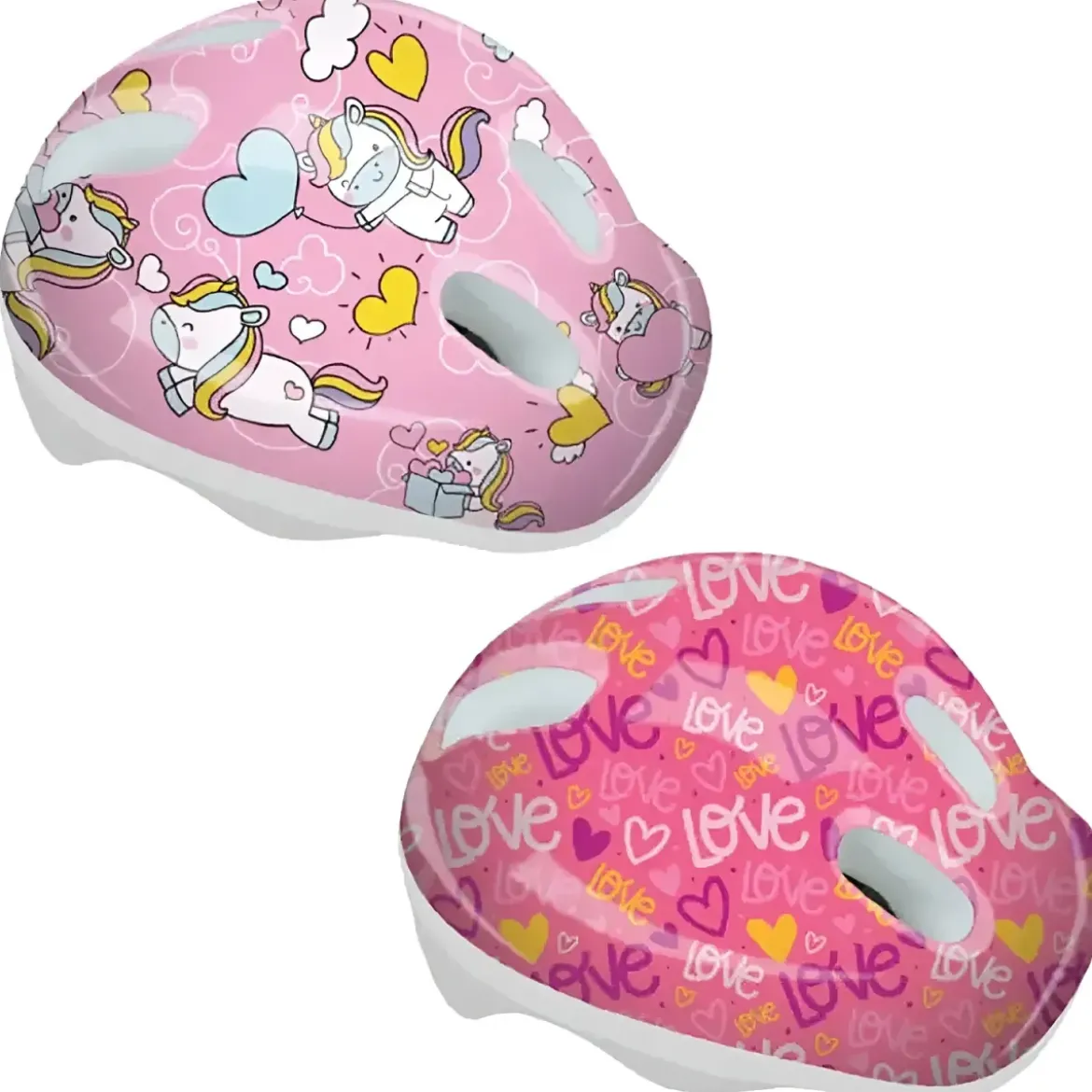 Casco Protezione Baby Girl Taglia 44-48cm Regolabile Bicicletta