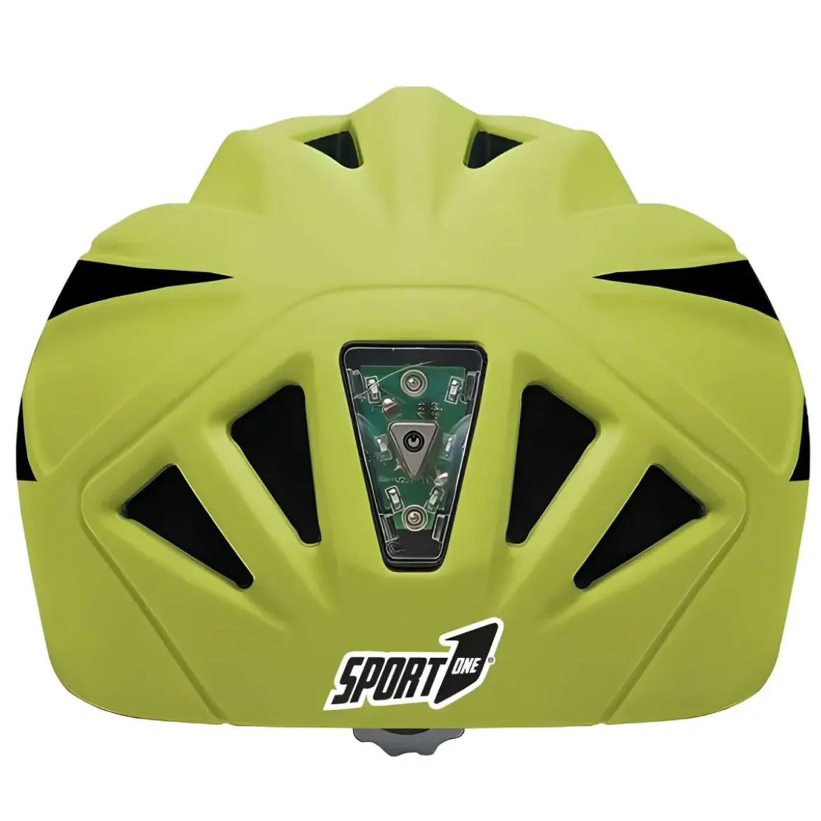 Casco Protezione Sport Misura Regolabile con Luci Led Taglia 52–56 cm