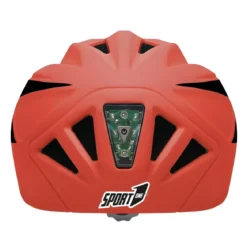 Casco Protezione Sport Misura Regolabile con Luci Led Taglia 52–56 cm